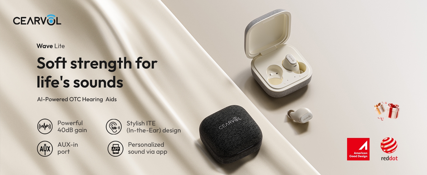 Amazon.com: Cearvol-Wave Lite OTC Hearing Aids with Bluetooth App